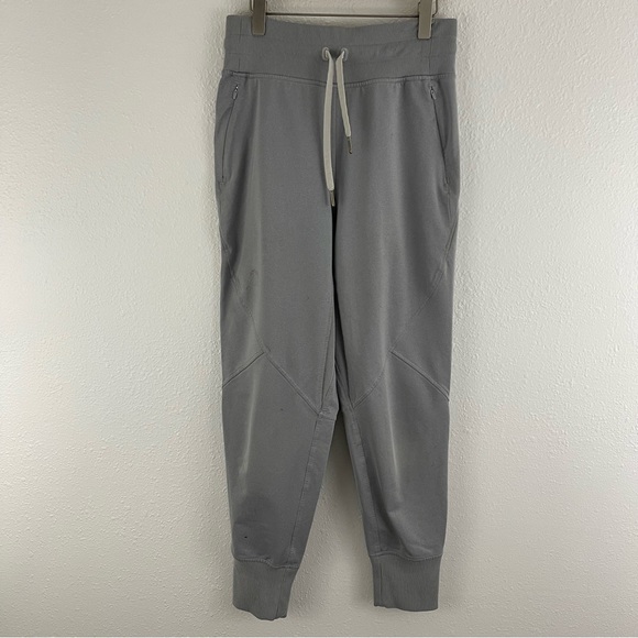 LULULEMON Heathered Stargaze Grey High Waisted Metro Miles Jogger Sweatpants - Picture 5 of 16